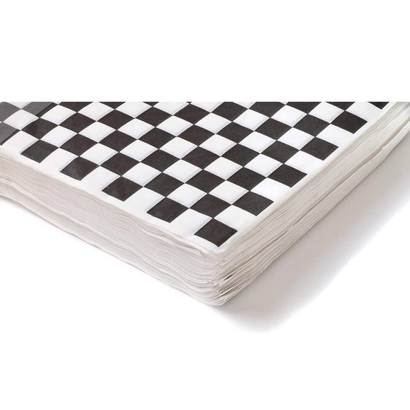 Black & white checkered deli paper wrappers - Picture 8 of 8
